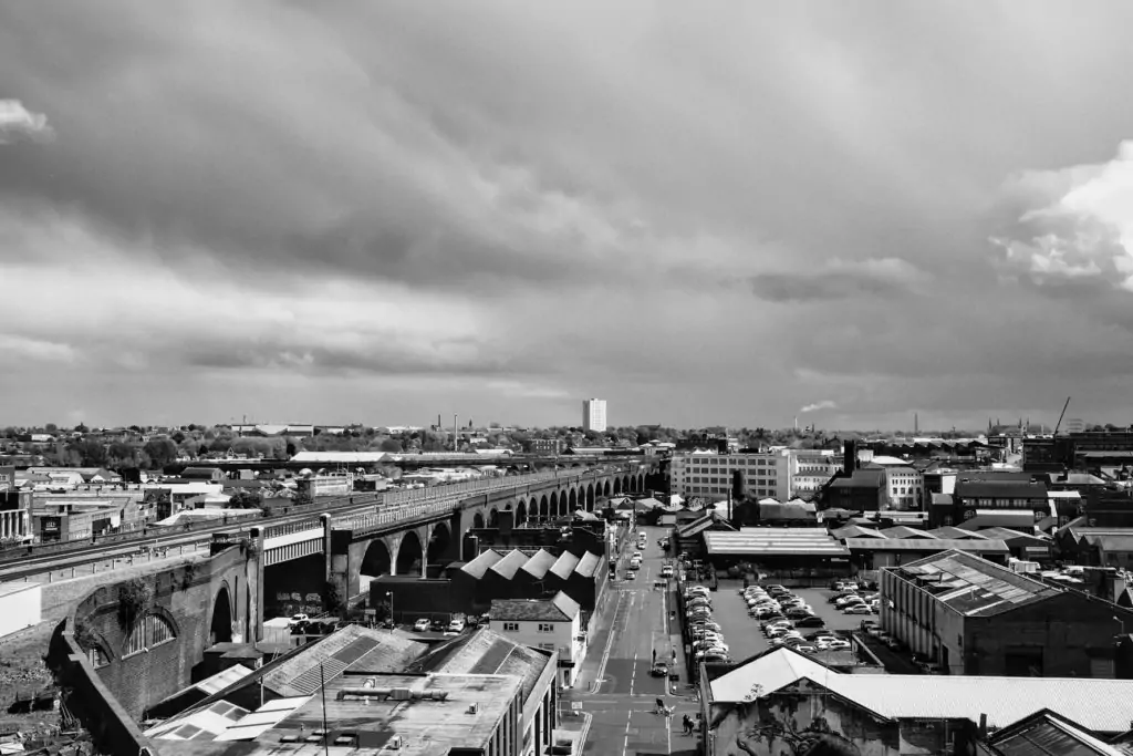 View from Selfridges car park