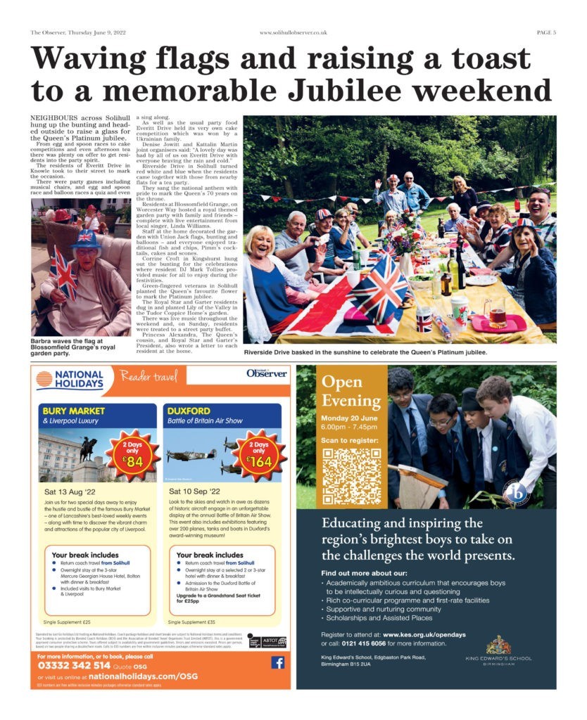 Street Party Platinum Jubilee, Knowle