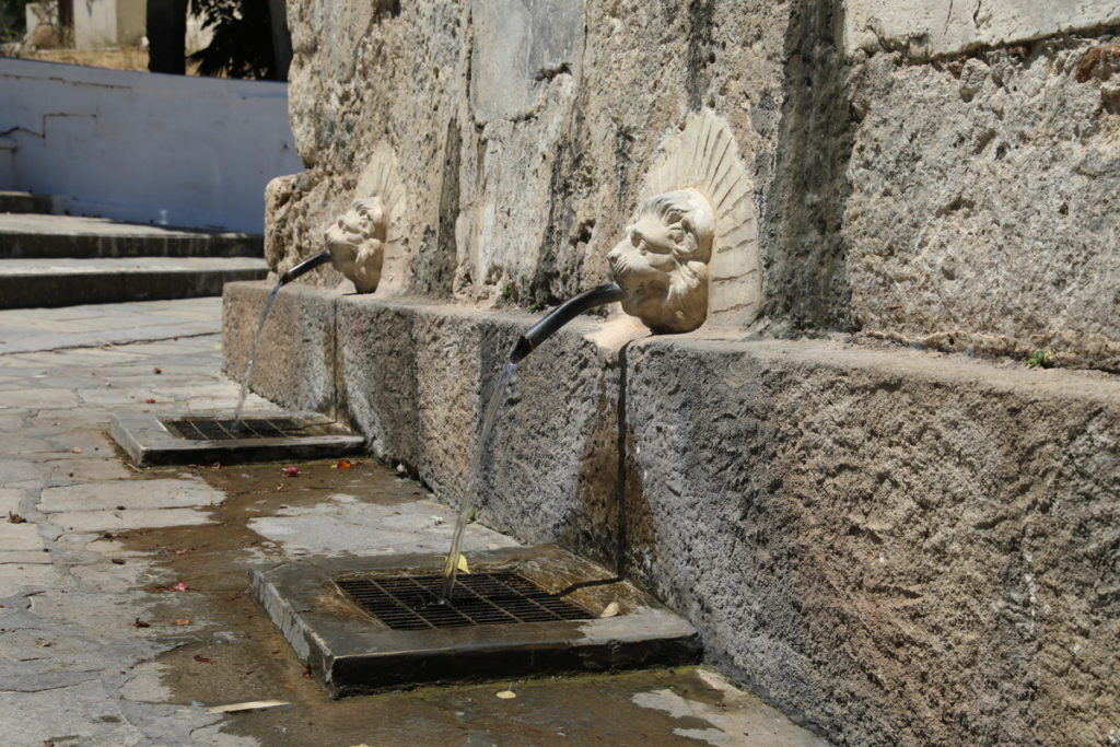 The water fountains at Pyli, Kos Island