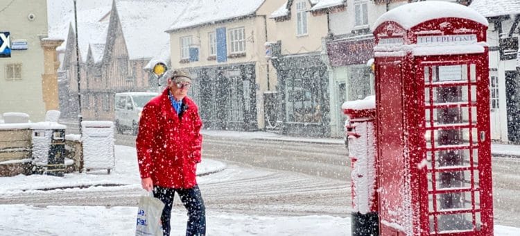Snow in Knowle, Solihull, March, 2023