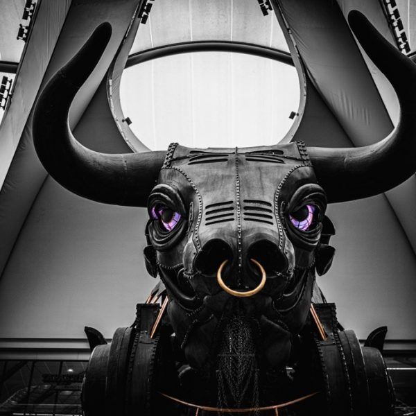 Ozzy the Bull, New Street Station, August, 2023