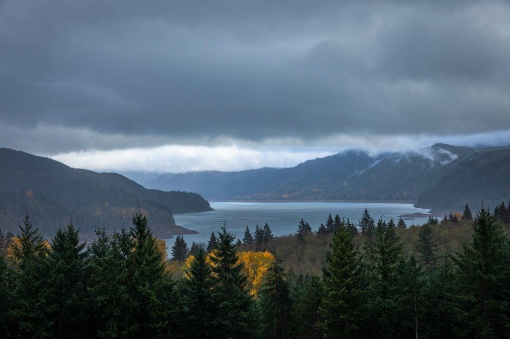 Riffe Lake, Northern Lookout, Washington State, USA, Nov 2023