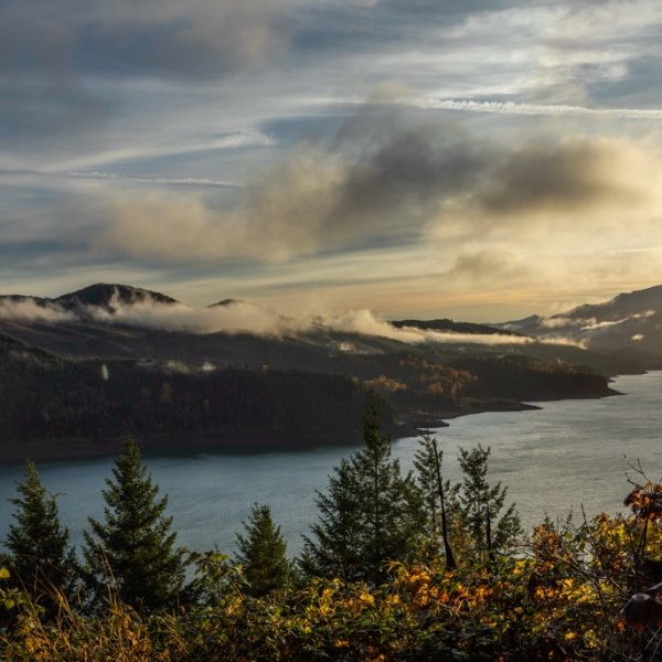 Riffe Lake, Washington State, USA, Nov 2023