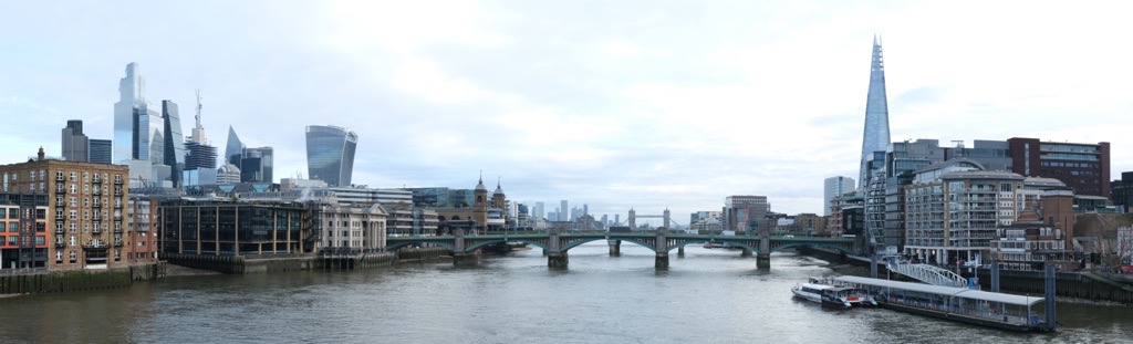 Millennium Bridge, London, November 2023.