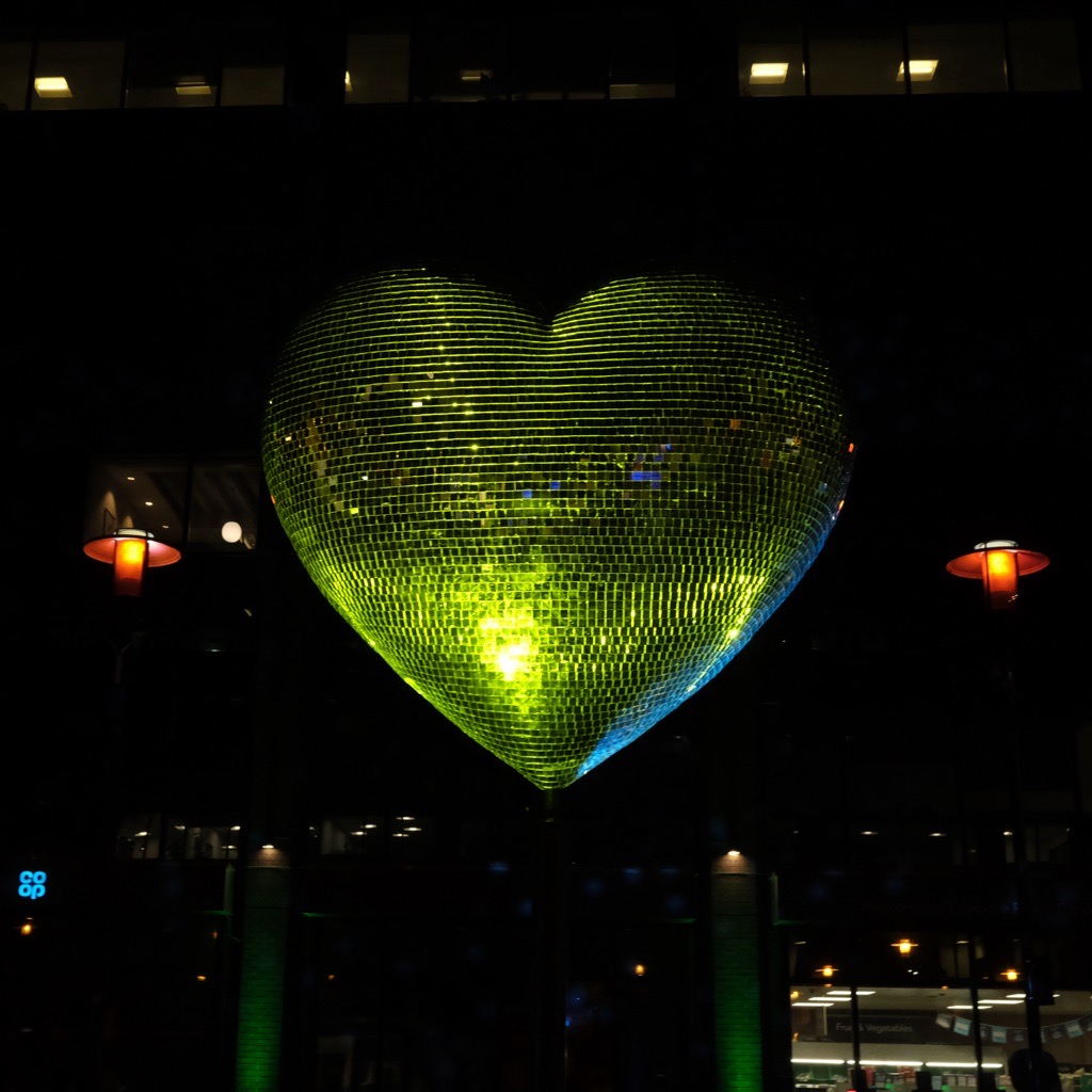 Our beating heart, Snow Hill Square, Birmingham, March 2024