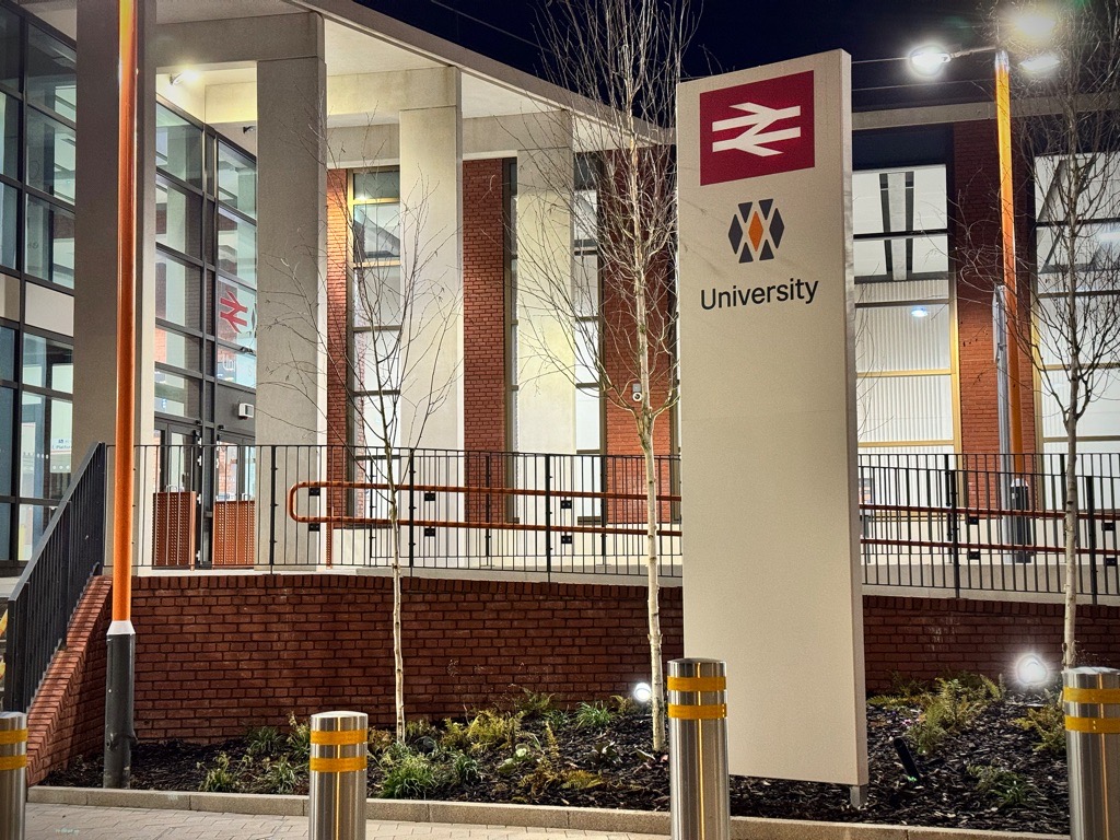 University of Birmingham at Night, Edgbaston, March 2024