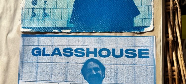 Cyanotype printing, The Old Printworks, Balsall Heath, April 2025