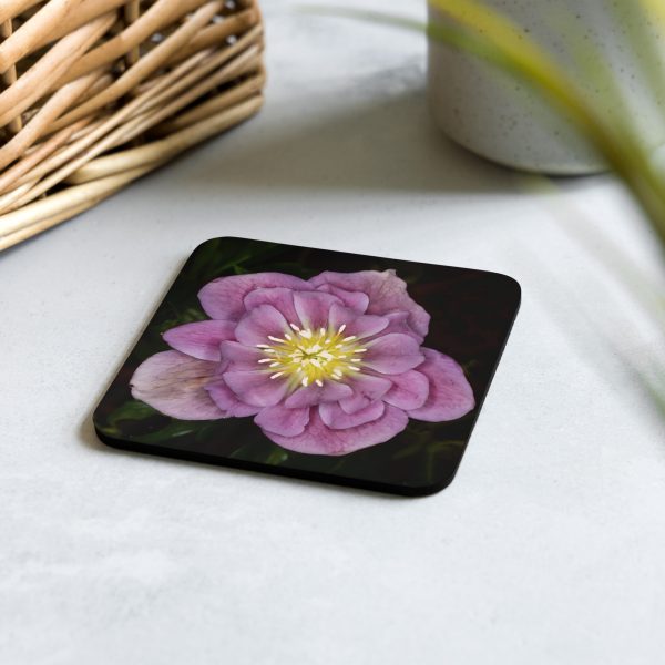 Flower Cork-back coaster