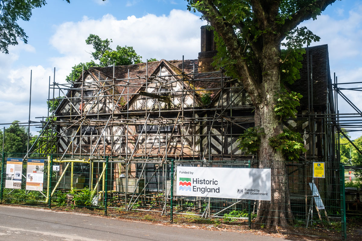 The Golden Lion, Hard Hat Tour, Birmingham Conservation Society, Canon Hill Park, birmingham, June 2025