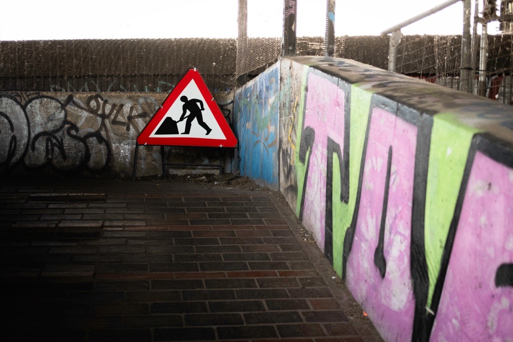 Are you lost yet, underneath Spagetti Junction, Gravelly Hill, Birmingham, July 2025