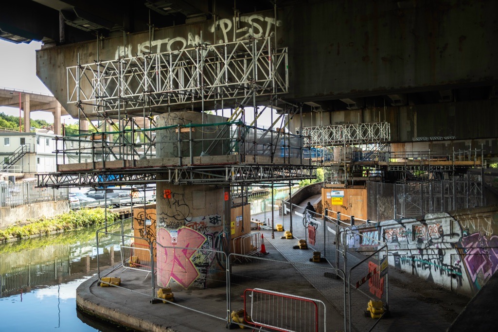 Are you lost yet, underneath Spagetti Junction, Gravelly Hill, Birmingham, July 2025