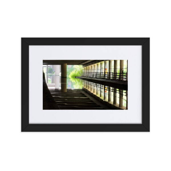 Tame Valley Canal Framed Poster