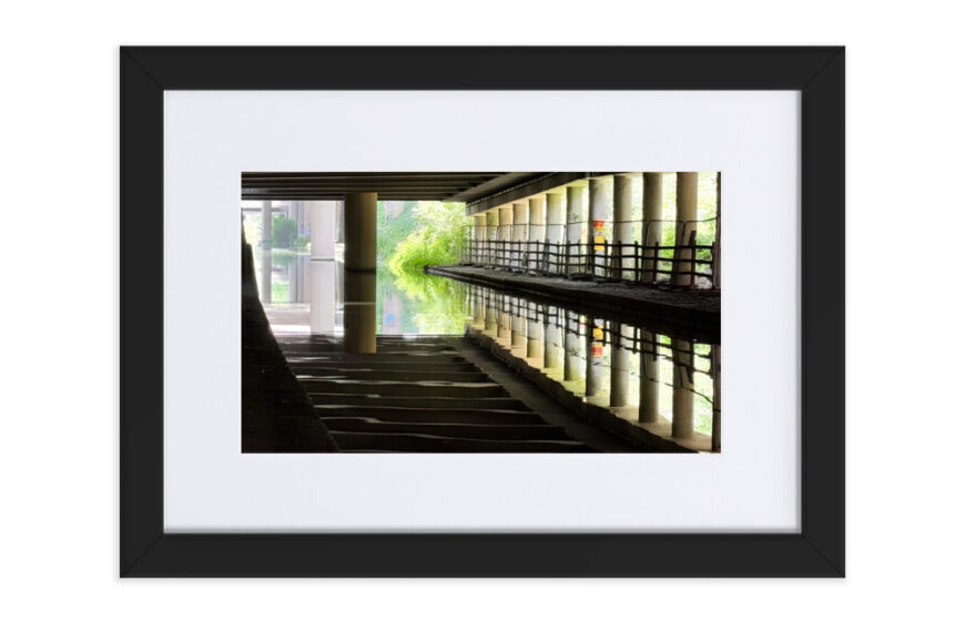 Tame Valley Canal Framed Poster
