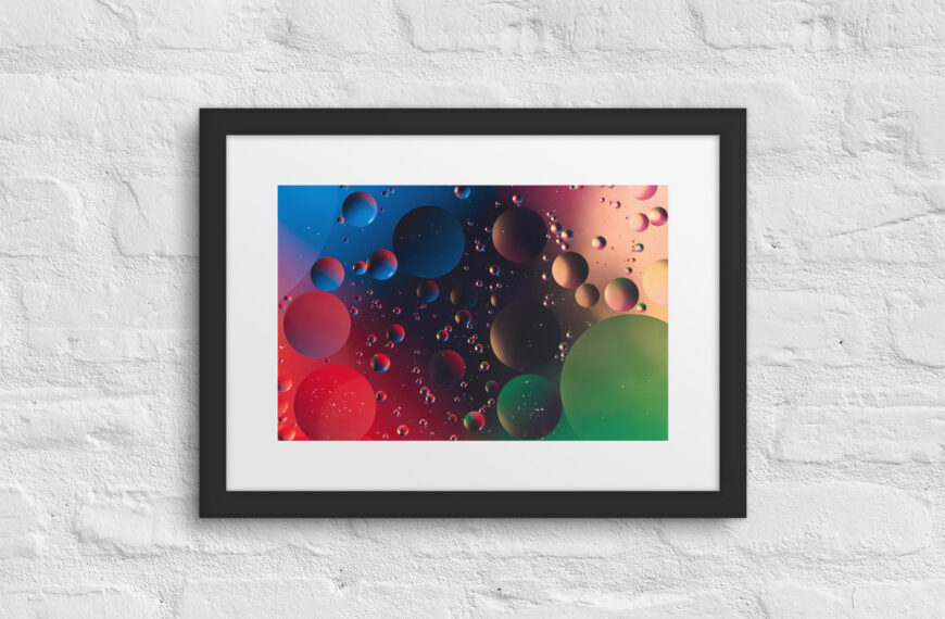 Suspended Worlds Framed poster