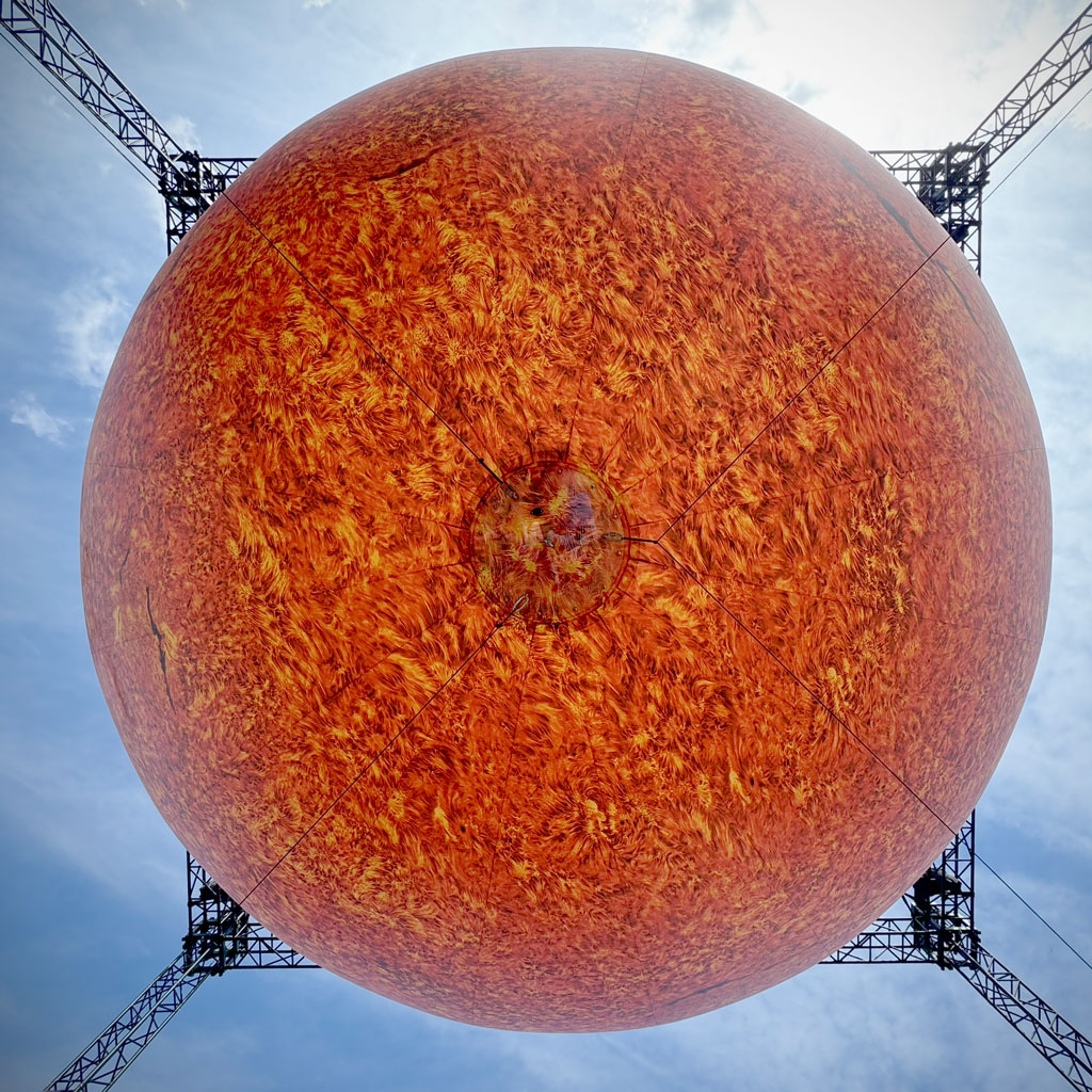 Helios, Luke Jerram, Charterhouse, August 2025