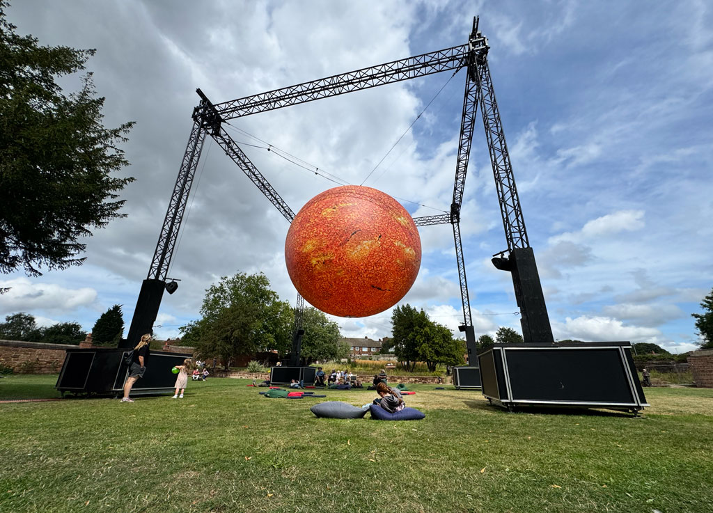 Helios, Luke Jerram, Charterhouse, August 2025