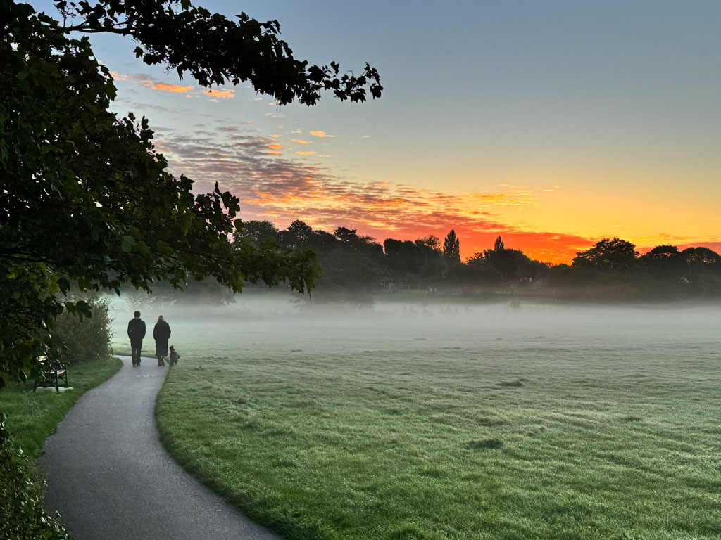 Knowle Park, Sunrise, September, 2025