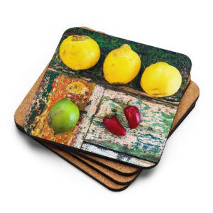 Colours on the table coaster