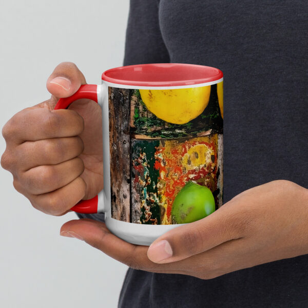 Colours on the table mug