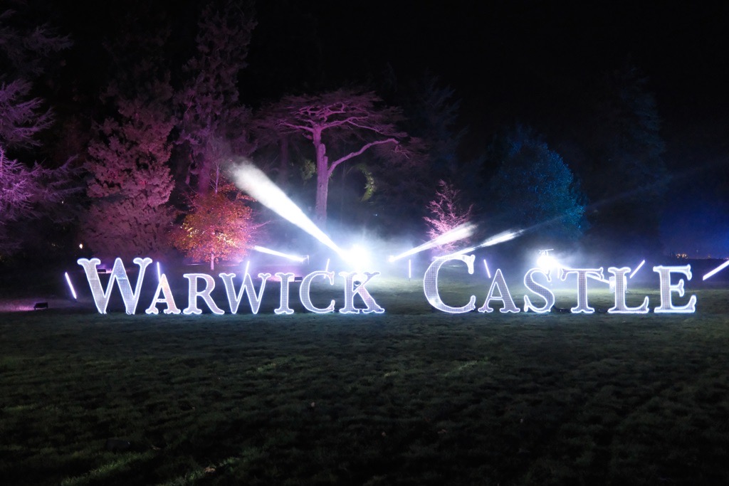 Warwick Castle Light Trail, Warwick, November 2025