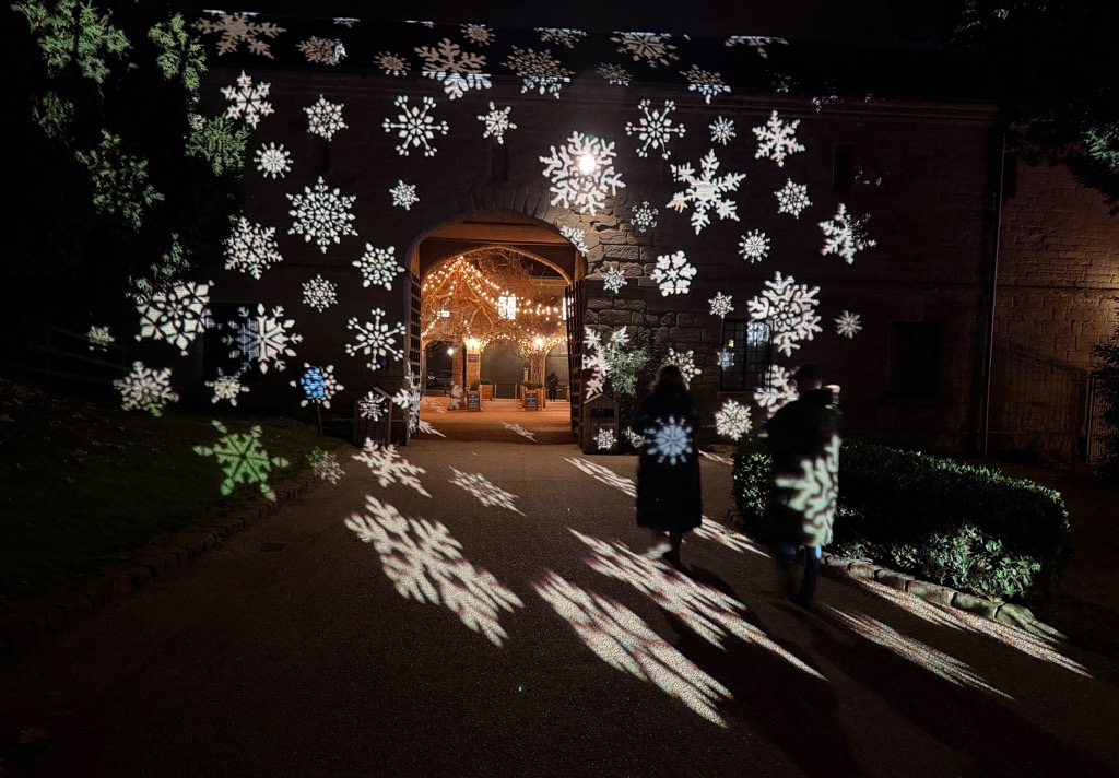 Warwick Castle Light Trail, Warwick, November 2025