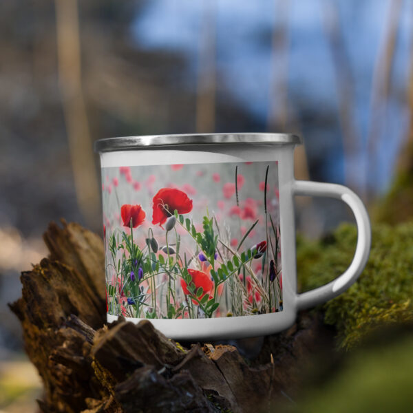 Kinver Wildflower Enamel Mug