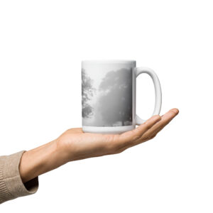 A Foggy Morning mug
