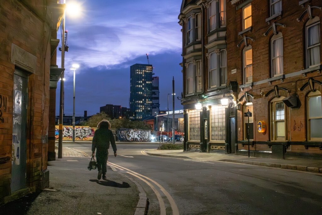 Blue Hour in Digbeth: Winter Street Photography at Sunset