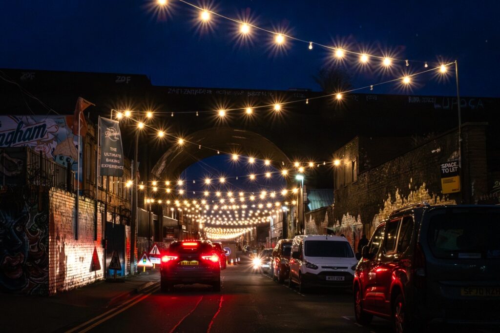 Blue Hour in Digbeth: Winter Street Photography at Sunset