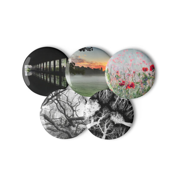 set of pin buttons white front aadab jpg