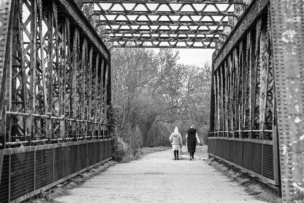 Stannels Bridge is now part of the Stratford Greenway used by walkers and cyclists.