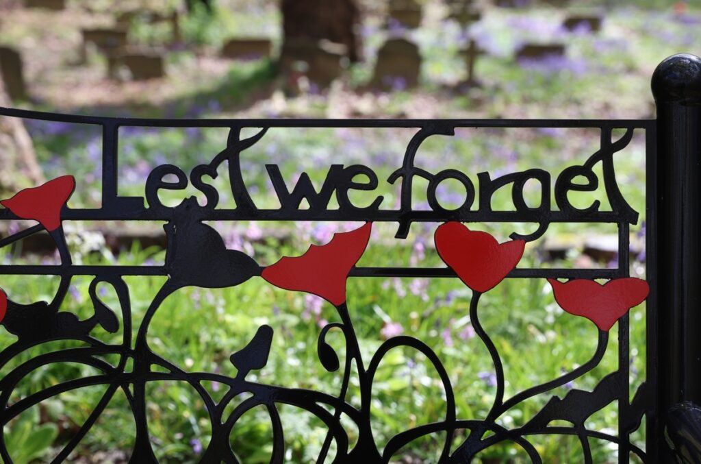 Bluebells at Key Hill Cemetery