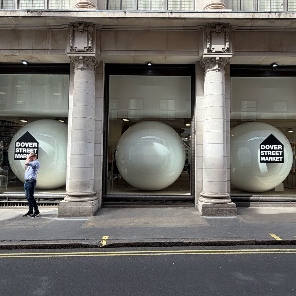 Street photography at Dover Street Market