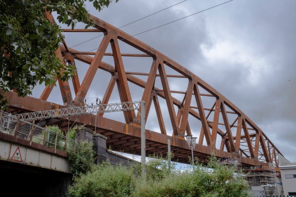 Photographing Digbeth: The steel bridge that will take HS2 trains to Curzon Street.