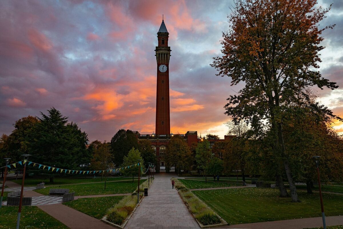 Autumnal days on the University of Birmingham Campus