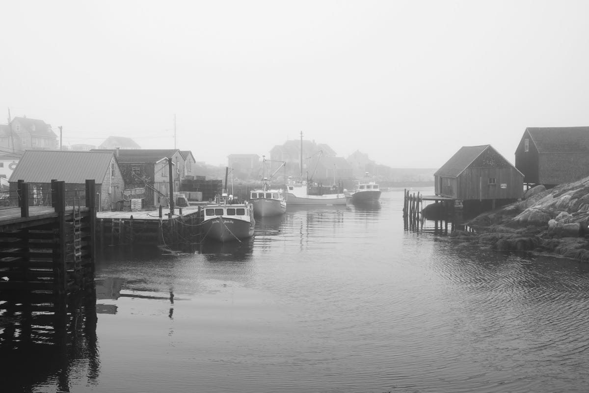 Pegg's Cove, Nova Scotia, April 2025