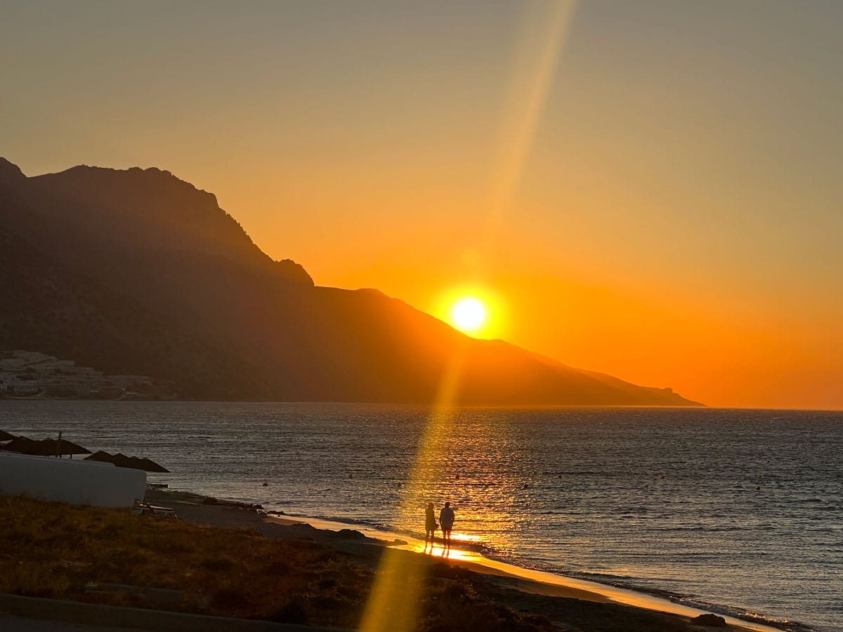 Sunrise in Kardamena, Greece, July 2022
