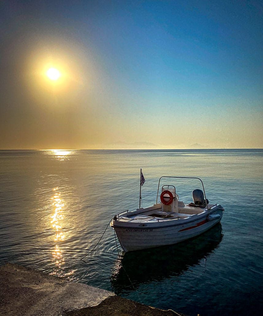 Boat in the harbour