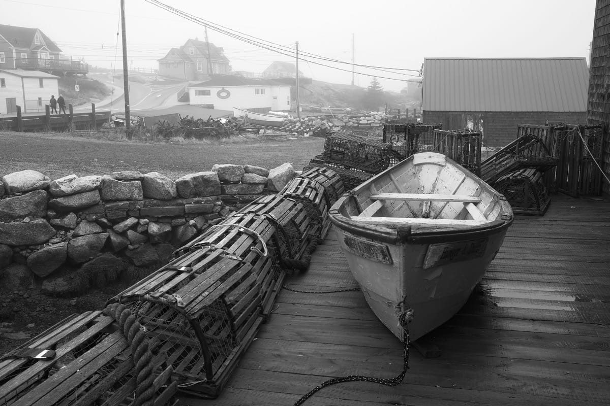 Pegg's Cove, Nova Scotia, April 2025