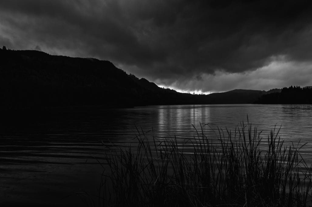 Swofford Pond next to Riffe Lake, Washington State, USA, Nov 2023