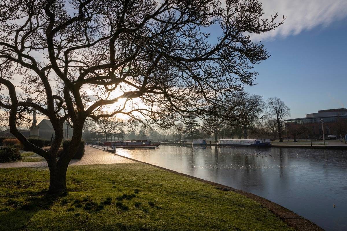 Early light at Stratford upon Avon