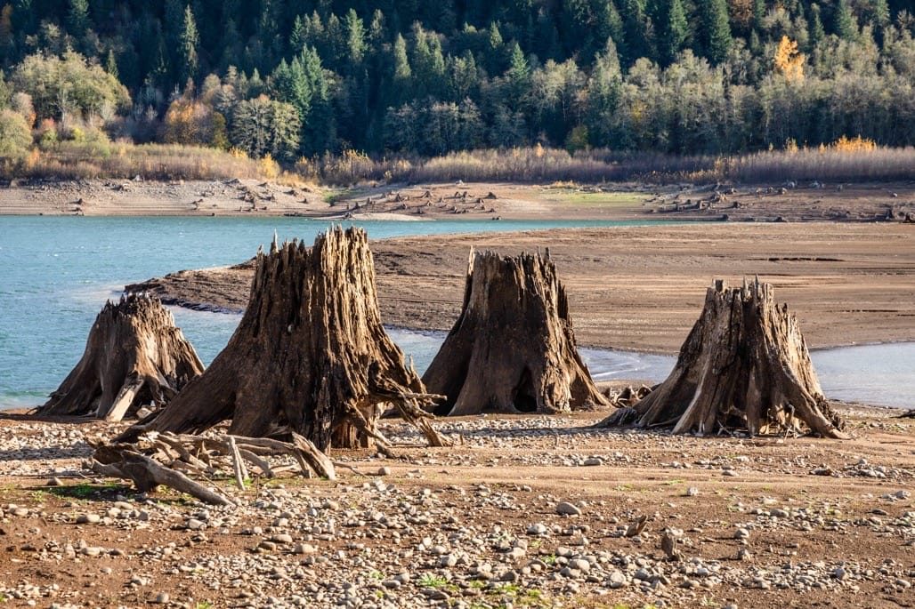 Riffe Lake, Washington State, USA, Nov 2023