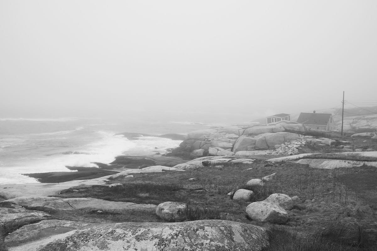 Pegg's Cove, Nova Scotia, April 2025