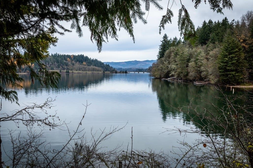 Mayfield Lake, Washington State, USA, November 2023.
