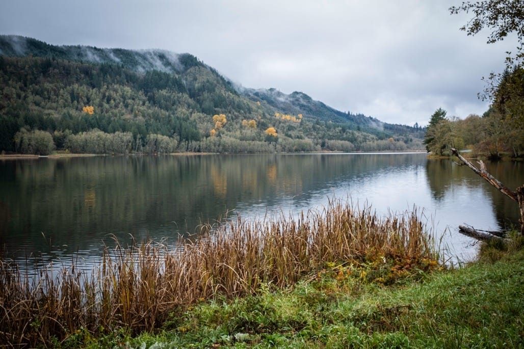 Riffe Lake, Washington State, USA, Nov 2023