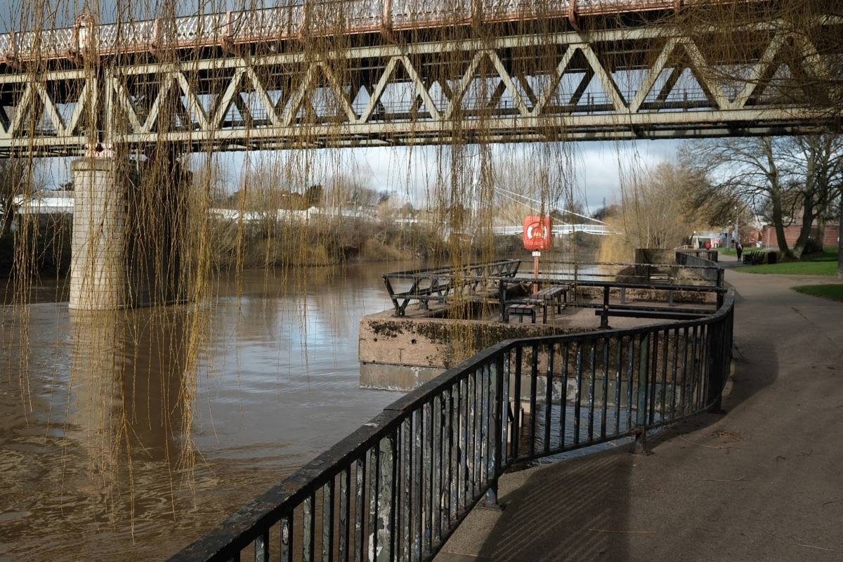 Under the bridge, River Severn