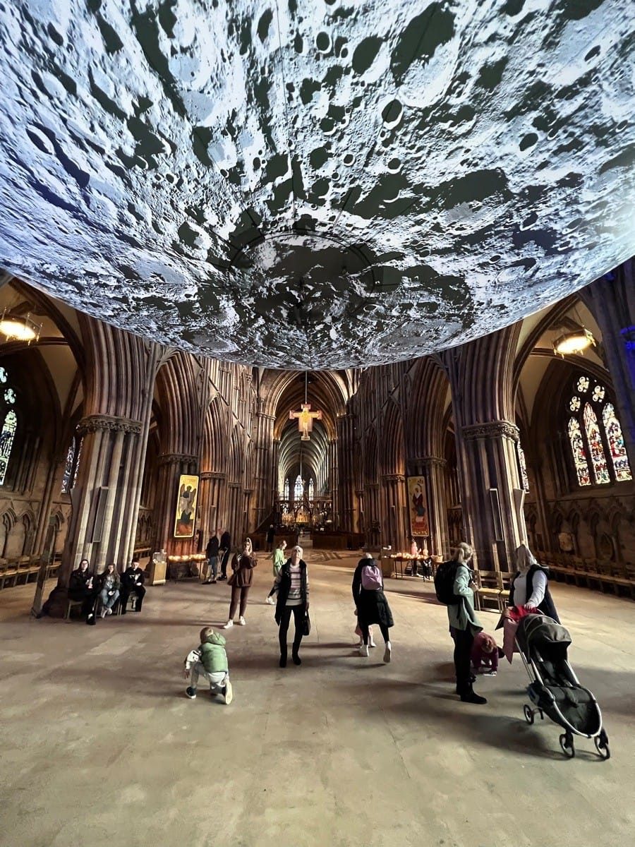 Museum of the Moon, Lichfield Cathedral, October 2022