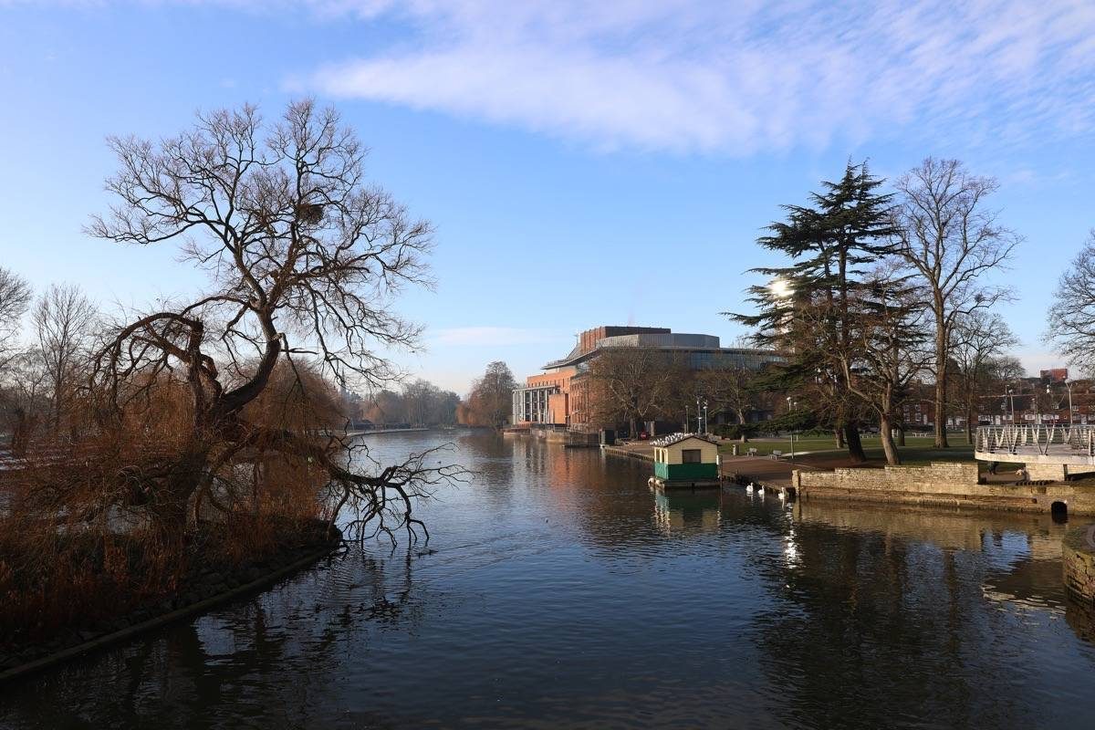 A view from the footbridge, Stratford upon Avon