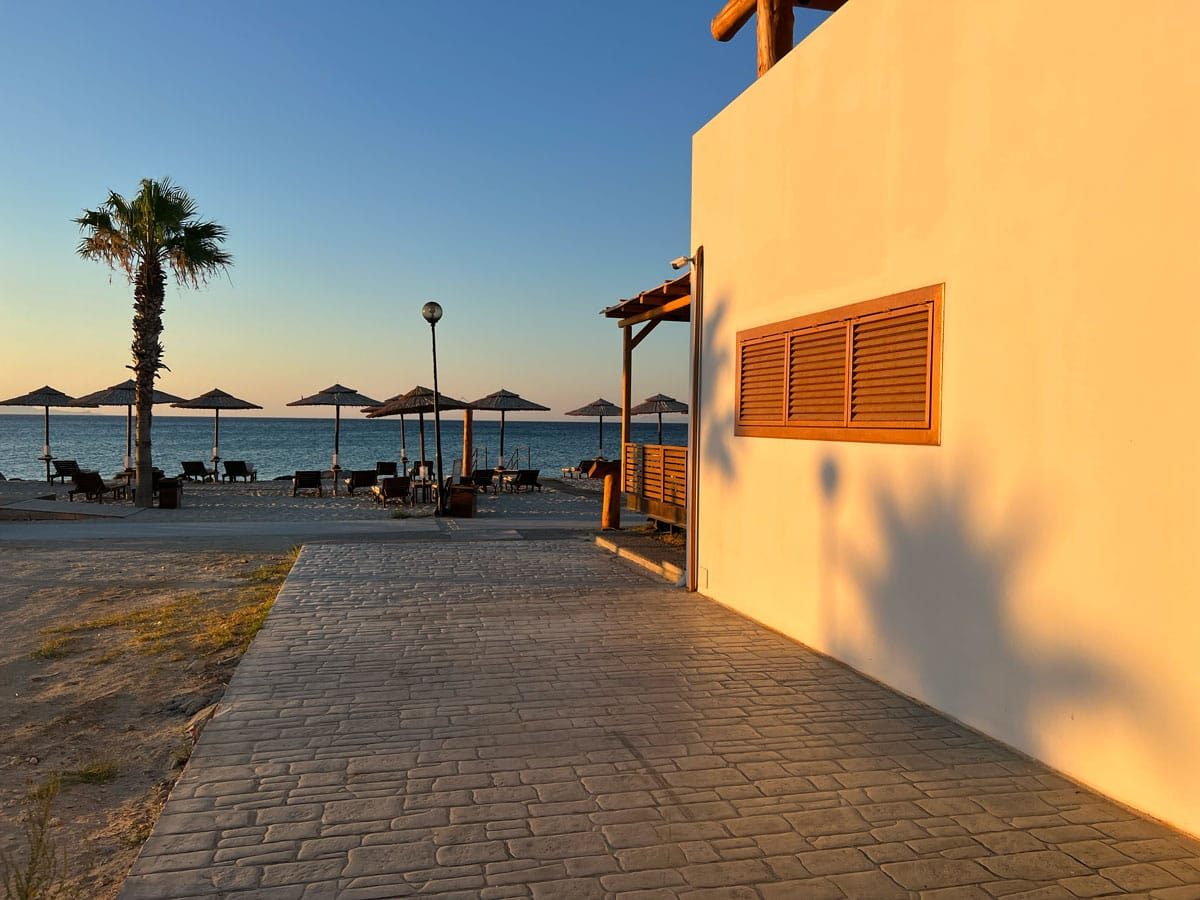 Sunrise in Kardamena, Greece, July 2022