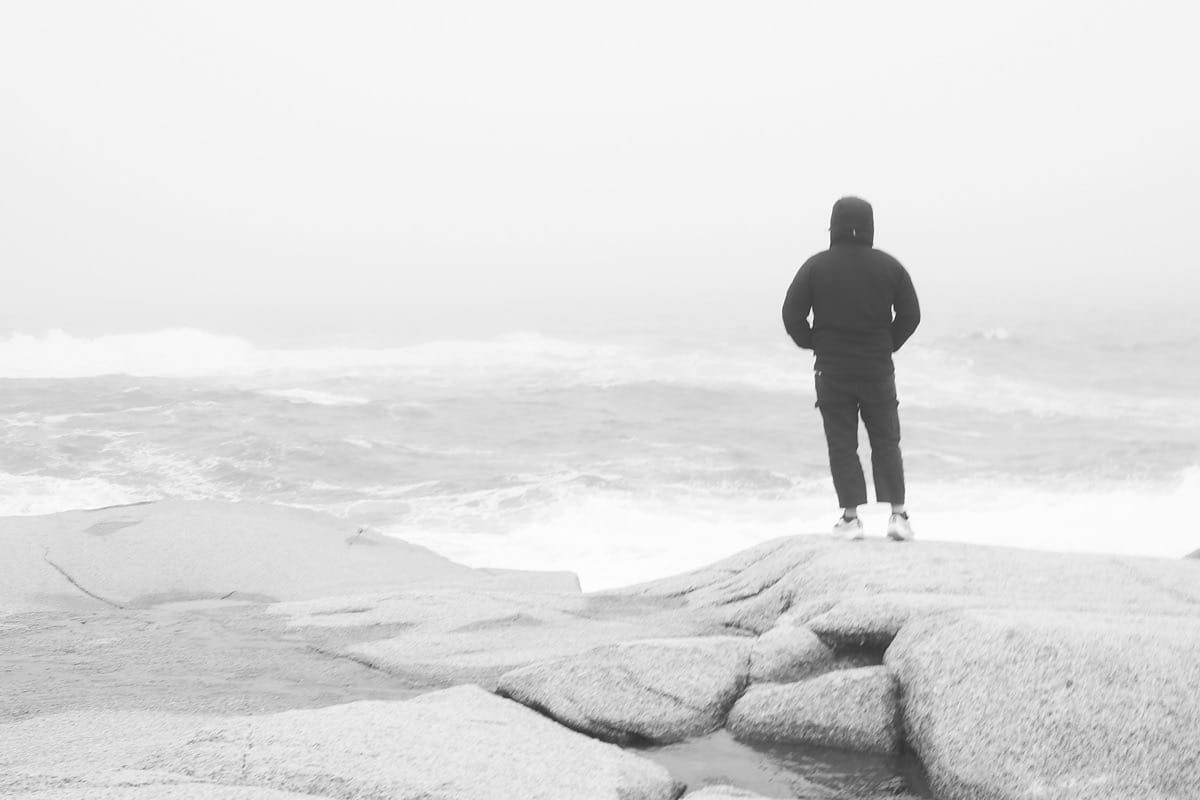 Pegg's Cove, Nova Scotia, April 2025